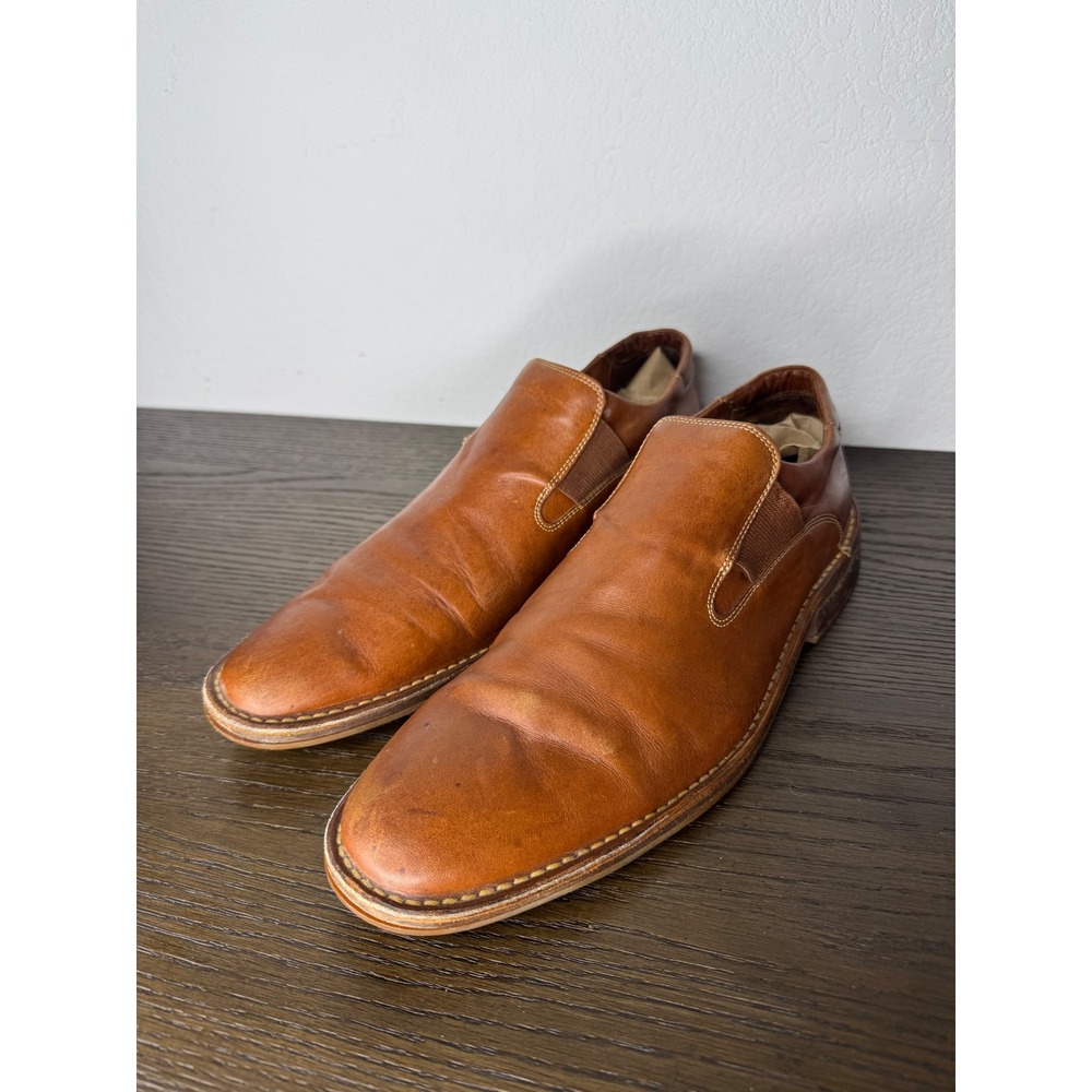 Cole Haan Dryden Brown Leather Slip On Loafers Mens Size 12 M Business Shoes